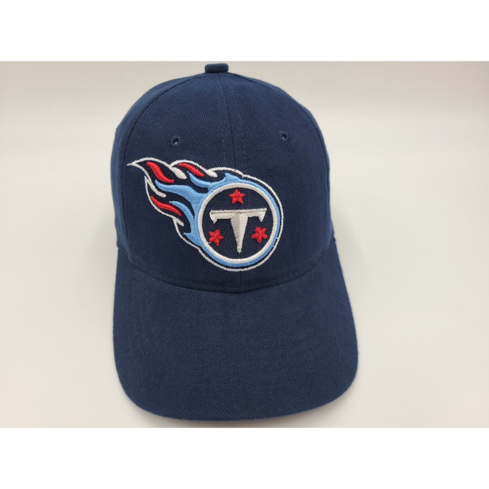 Vintage Tennessee Titans Logo Athletic Strapback (Seems Small) Hat Cap NFL Blue